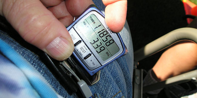 cara kerja pedometer