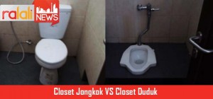 closet duduk atau closet jongkok