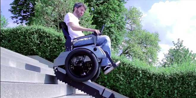  Kursi  Roda Canggih yang Bisa Menaiki  Tangga dengan Mudah