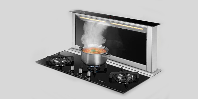 Cara Mudah Dapur Bebas Bau dan Bebas Asap Dengan Cooker Hood Downdraft