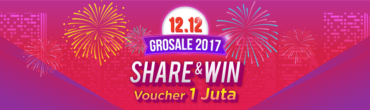 Share and Win Banner Grosale 1212