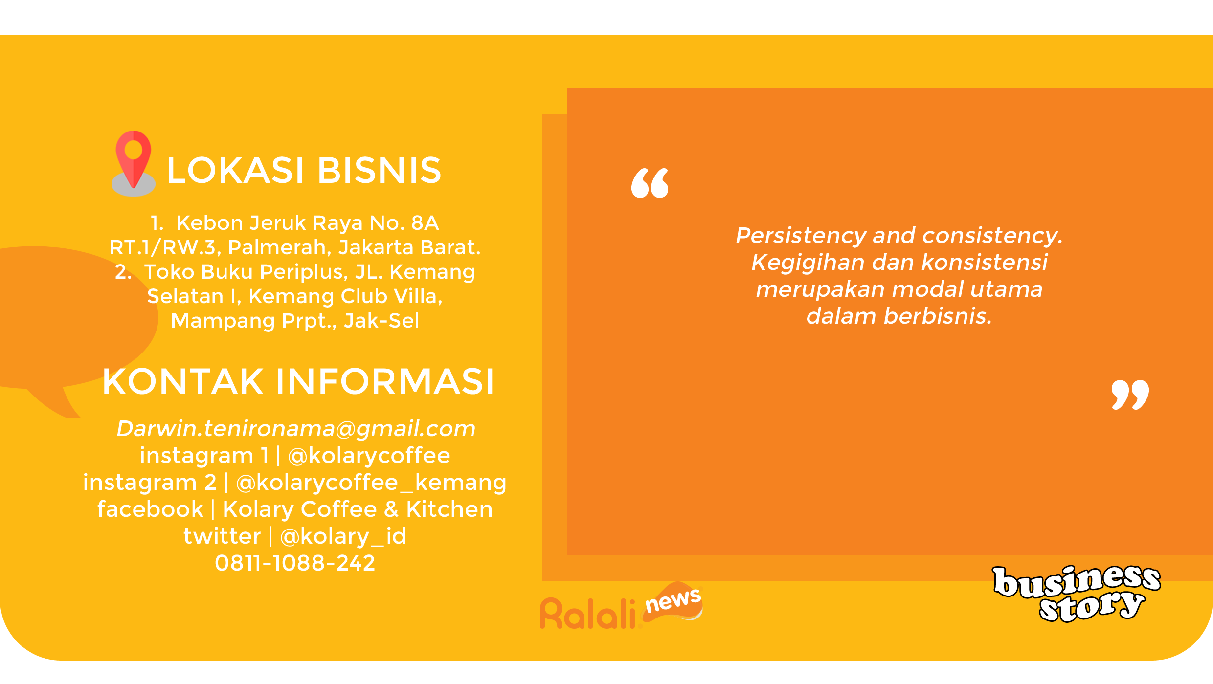 Ralali Business Story | Kolary