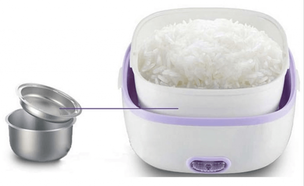 KALDERA Rice Cooker Mini 2 Susun 1 L Penanak Nasi Mini 200W Purple 